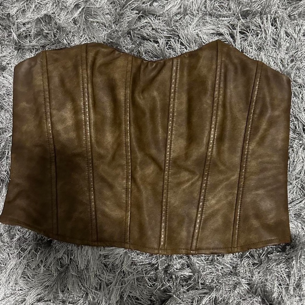 Brown Corset top